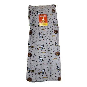 Peanuts Snoopy Leaves Fall Pet Throw Blanket 60" X 70" By Berkshire Thanksgiving